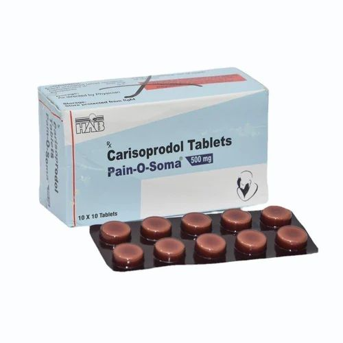 Pain O Soma Carisoprodol 500mg Tablets