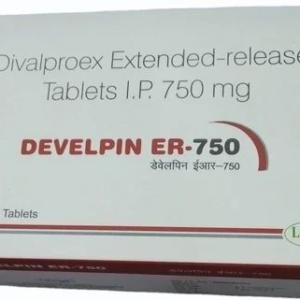 Develpin Er Divalproex Extended Release 750mg Tablets