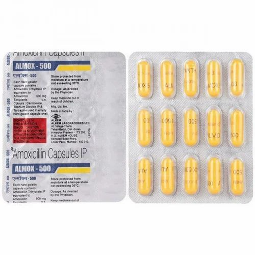 Almox-500 Amoxicillin 500mg Capsule - Image 3