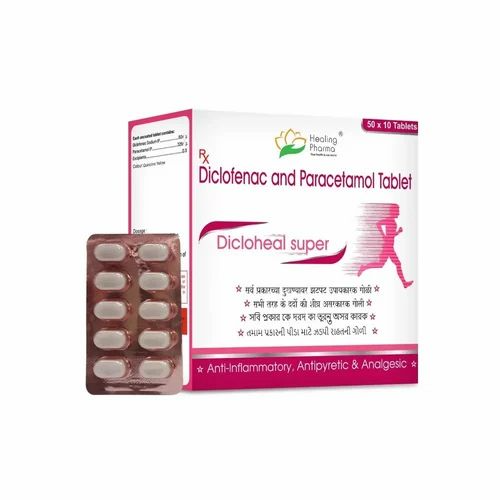Dicloheal Super Diclofenac 50mg , Paracetamol 325mg Tablet - Image 2