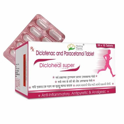Dicloheal Super Diclofenac 50mg , Paracetamol 325mg Tablet