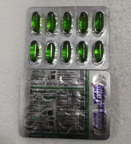 Evion Vitamin E Soft 400mg Capsule - Image 3