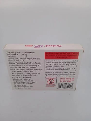 Sotret NF Isotretinoin 16mg Capsule - Image 2