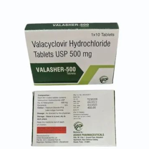 Valasher Valacyclovir 500mg Tablet